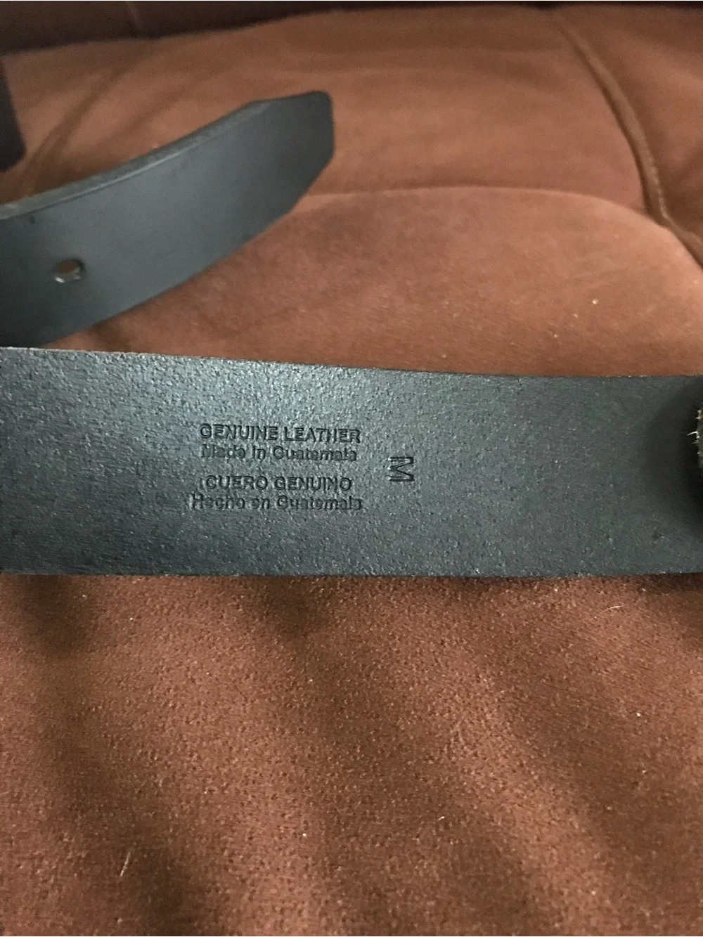 Classic Black Genuine Leather Belt